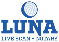 Luna Live Scan + Notary